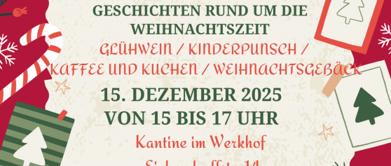 Weihnachtslesung im Café Eckesey mit Sven Söhnchen – Einstimmung auf die Festtage
